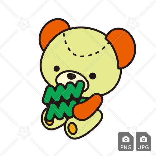 テディベア 水瓶座 みずがめ座 占いイラスト かわいい おしゃれ 商用利用okのフリー素材サイト Fortune Stock フォーチュンストック