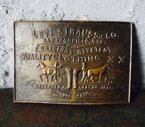 ビンテージ ７０s Levis メタルベルトバックル リーバイ ストラウス社 United Studio ユナイテッドスタジオ