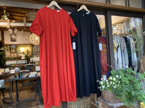 atelier naruse cotton c&s cocoon one-piece atelier naruse cotton c&s cocoon one-piece