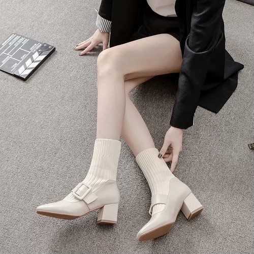 belted socks boots belted socks boots