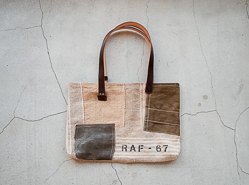 ミリタリーリメイクコラージュバッグ（標準サイズ）