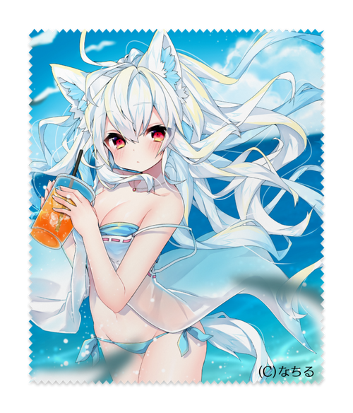 オリジナルメガネ拭き サマーオレンジ なちる M S Marche