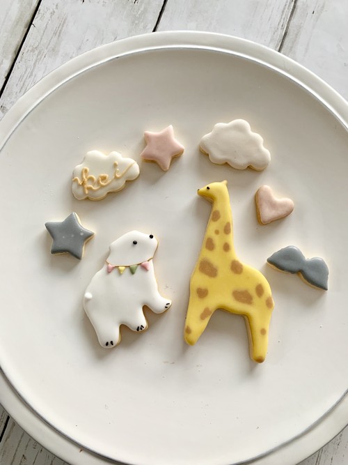 プレゼントに 動物アイシングクッキー Cohare S