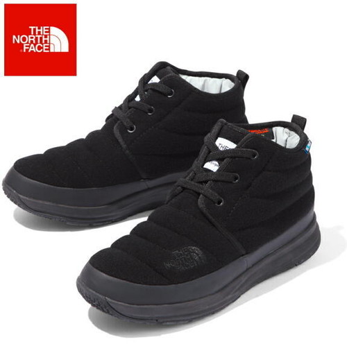 ノースフェイス ブーツ ヌプシトラクションライトVウォータープルーフチャッカ THE NORTH FACE NF51986 TNFブラックウール