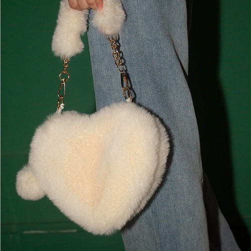heart fur bag 3c's heart fur bag 3c's