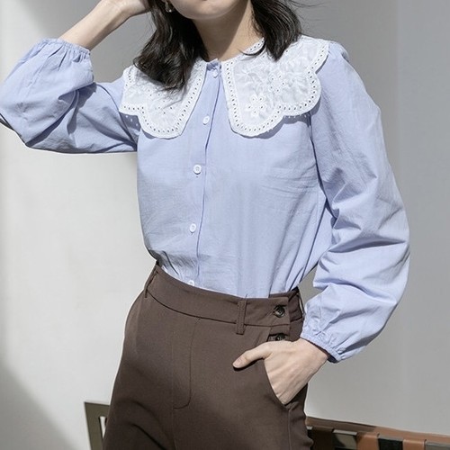 crochet collar blouse 2c's crochet collar blouse 2c's