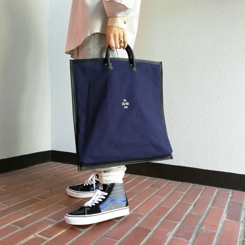 20/80(CANVAS #8 LEATHER FRAME FLAT TOTE) 20/80(CANVAS #8 LEATHER FRAME FLAT TOTE)