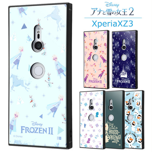 Xperia Xz3 ディズニー アナと雪の女王2 耐衝撃 スクエア ケース Stars