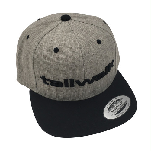 FLAT VISOR CAP HEATHER GRAY FLAT VISOR CAP HEATHER GRAY