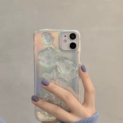 clear rose iPhone case clear rose iPhone case