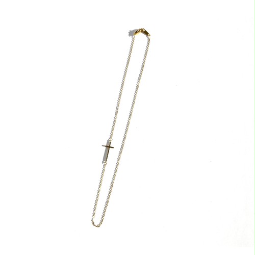 ≪再入荷≫THIS IS MY HAPPY THINGS (Side Cross Charm Necklace) ≪再入荷≫THIS IS MY HAPPY THINGS (Side Cross Charm Necklace)