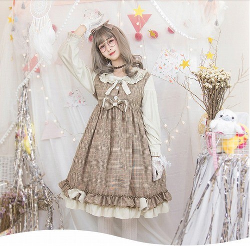 ロリータファッション ワンピース ゴスロリ 長袖 膝丈 ワンピース イベント オフ会 コスプレ ろりーた ワンピース 個性的 ワンピース Joliefille ロリータファッション ワンピース ゴスロリ 長袖 膝丈 ワンピース イベント オフ会 コスプレ ろりーた ワンピース 個性的 ワンピース Joliefille