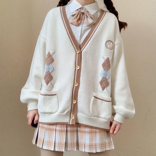 ゆめかわ 全２色 スクールカーディガン Ka22 ゆめかわガール