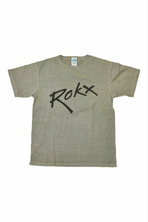 Rokx the ROKX Tee ピグメントダイ プリントTシャツ Rokx the ROKX Tee ピグメントダイ プリントTシャツ