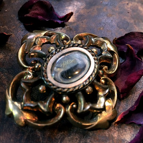 遺髪入りモーニングジュエリー A メルキュール骨董店