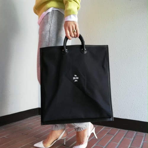 20/80(CANVAS #8 LEATHER FRAME FLAT TOTE) 20/80(CANVAS #8 LEATHER FRAME FLAT TOTE)