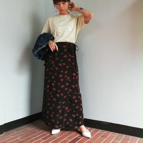 THE SHINZONE(FLOWER WRAP SKIRT) THE SHINZONE(FLOWER WRAP SKIRT)