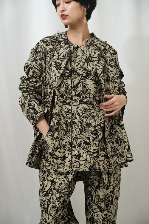 曖昧な上着 fuzzy rope jaket Cottons Print Cloth 曖昧な上着 fuzzy rope jaket Cottons Print Cloth