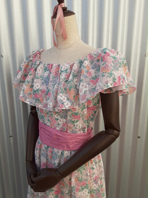 Flower Dress Pink 花柄ワンピース ピンク Little Trip To Heaven