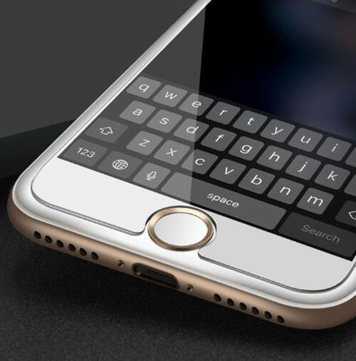 ホームボタンシール 指紋認証 Touchid 完全互換 Apple系列商品対応 Iphone タブレット 取付簡単 白底 金 Mai 14 S Select
