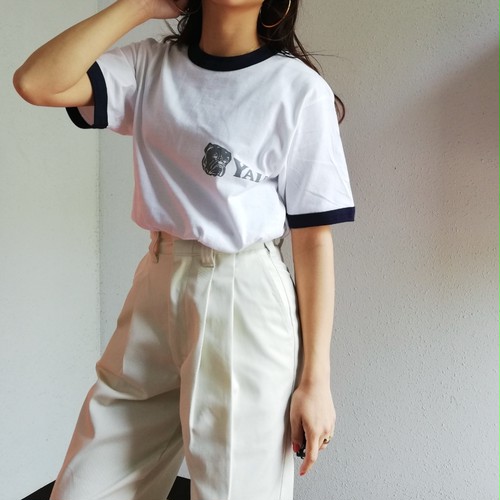 The BOOK STORE(YALE VINTAGE RINGER CREW TEE) The BOOK STORE(YALE VINTAGE RINGER CREW TEE)