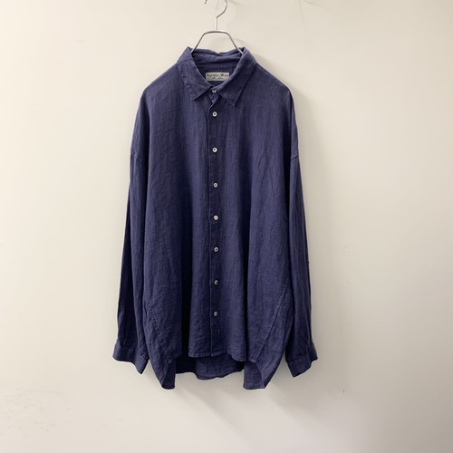Natural Wave リネンシャツ ブルー Size 3 メンズ 古着 古着 通販 高円寺 Largo ラルゴ Online Shop メンズ