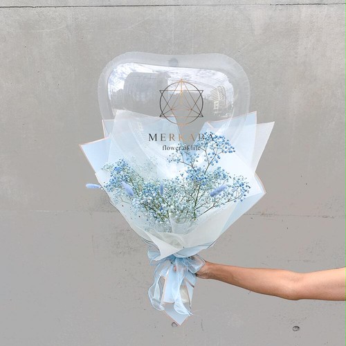 BALLOON FLOWER BOUQUET HEART L SIZE - san bruno - BALLOON FLOWER BOUQUET HEART L SIZE - san bruno -