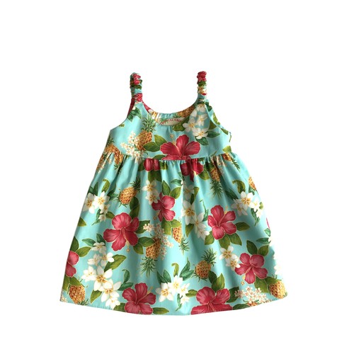 ベビー アロハワンピース ブルー Mountain Okinawa Online Store