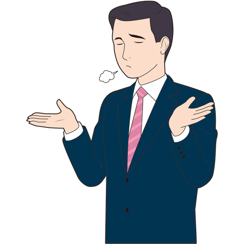 呆れる男性営業マン Sozaido