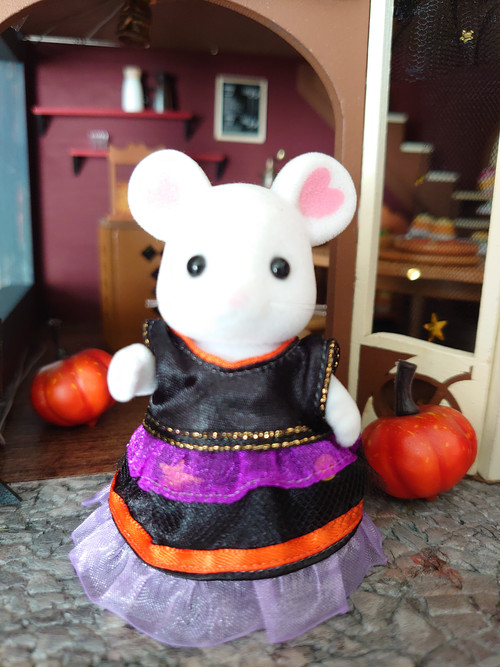 シルバニアファミリー 女の子サイズ ハロウィンドレス ミステリアスブラック シルバニアファミリー 女の子サイズ ハロウィンドレス ミステリアスブラック
