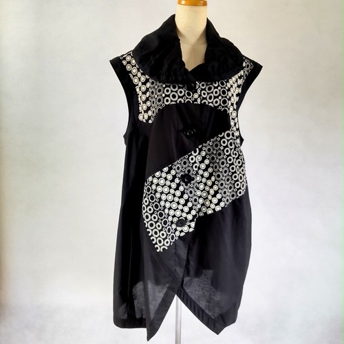 刺繍ロングベスト 刺繍ロングベスト