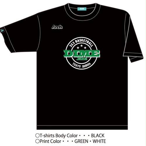 TOKYO DIME オリジナルTシャツ2017 "DIME COIN" BLACK