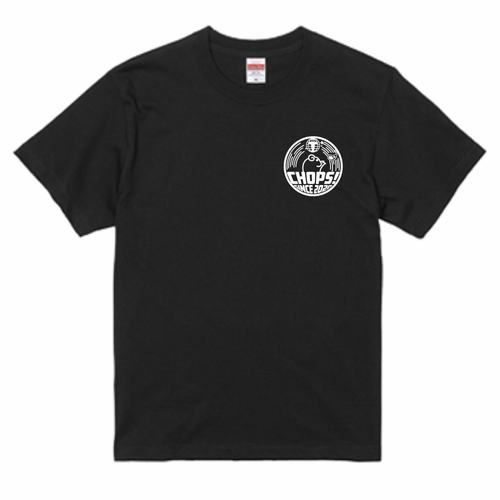 CHOPS! オリジナルTシャツ 黒 CHOPS! オリジナルTシャツ 黒