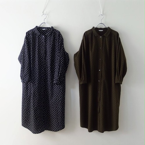 shima・shima 水玉前あきワンピース shima・shima 水玉前あきワンピース