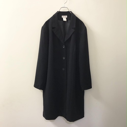 Worthington ロング丈ジャケット ポリエステル ブラック 古着 古着 通販 高円寺 Largo ラルゴ Online Shop メンズ