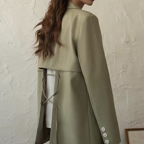 back lace up earth jacket back lace up earth jacket