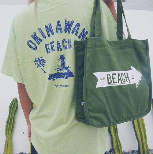 MIYAKOJIMA BEACH ➡︎ CANVAS TOTE L MIYAKOJIMA BEACH ➡︎ CANVAS TOTE L