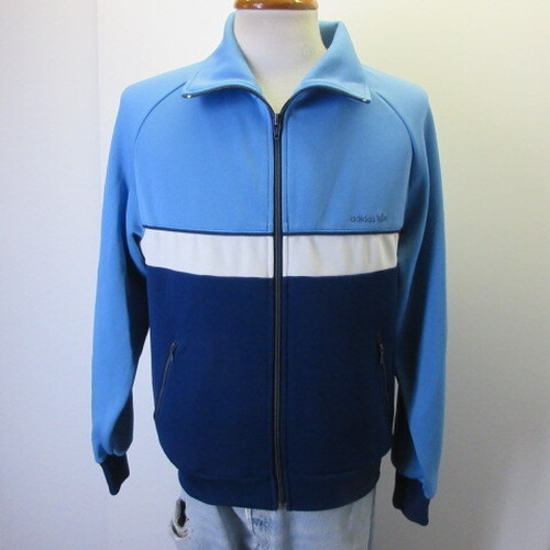 Adidas アディダス ジャージ M 青 スポーツ ユーズド 古着 F034 古着屋 ジョージア