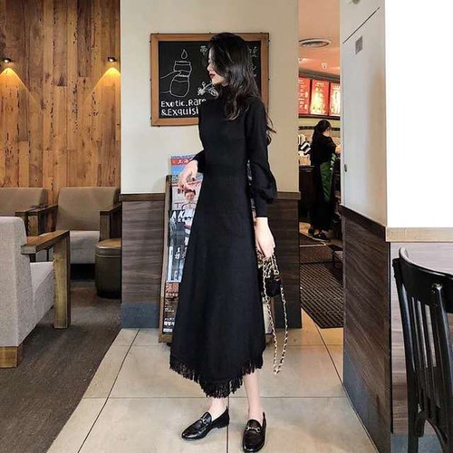 ハイネックヘムフリンジワンピースmn045 Me Nt ミーノット