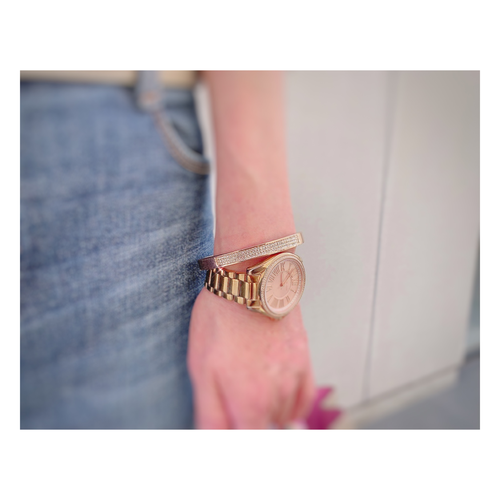 クリスタルバングル ローズゴールド Ea Style