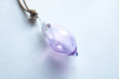 硝子のアロマペンダント<Violet&Light Blue> 硝子のアロマペンダント<Violet&Light Blue>