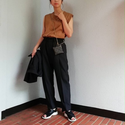 SUPER THANKS(HEM SWITSHING TAPERED PANTS) SUPER THANKS(HEM SWITSHING TAPERED PANTS)