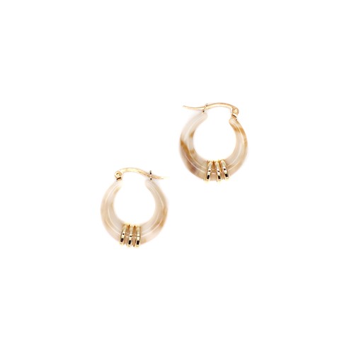 Marble Hoop Pierce マーブルフープピアス Marble Hoop Pierce マーブルフープピアス