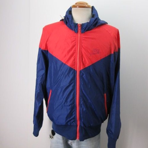 70s Nike Usa製 ナイキ ウインドブレーカー パーカー ｌ オレンジタグ アメリカ古着 C328 古着屋 ジョージア