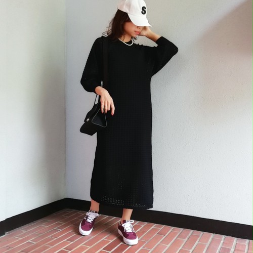 THE SHINZONE(LACE KNIT DRESS) THE SHINZONE(LACE KNIT DRESS)
