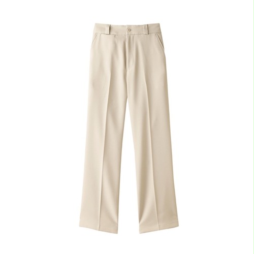 THE SHINZONE(CENTER PRESS PANTS(WHITE)) THE SHINZONE(CENTER PRESS PANTS(WHITE))