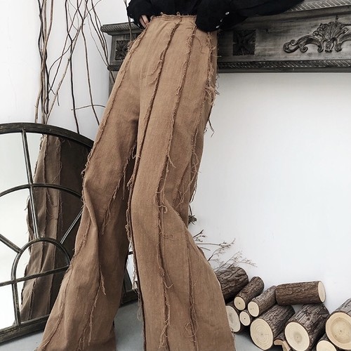 fringe line mode pants fringe line mode pants