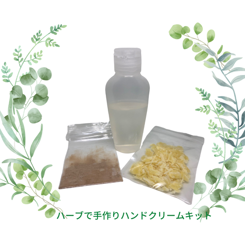 手を殺菌しながら保湿ケア 原始王家の消毒ハンドクリーム手作キット 病気療養中 ホスピスケア 介護を必要とする家族をケアされている方にアロマとハーブで癒しと快適を提案 Actionk