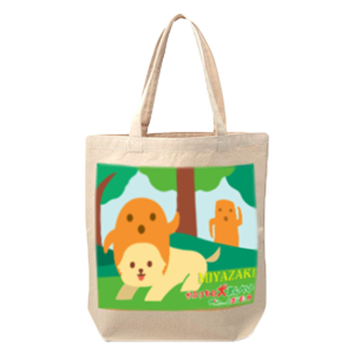 宮崎 はにわまんぺい トートバック Mサイズ かぶりもの犬まんぺい Official Online Shop