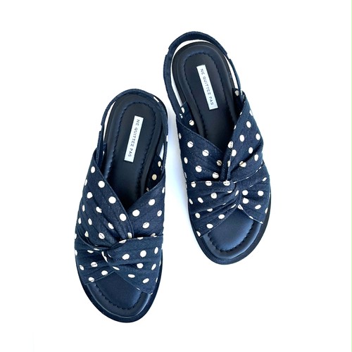 ne Quittez pas(Fabric Cross Sandal) ne Quittez pas(Fabric Cross Sandal)